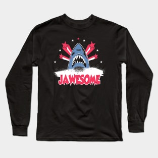 Totally Jawsome Star Shark Long Sleeve T-Shirt